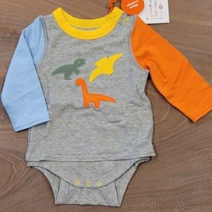 New! Christian Robinson Dinosaur Dino Onesie